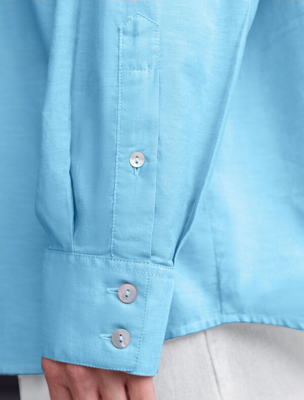 VILATTE Блузка 577455 D29.299 лазурно-голубой