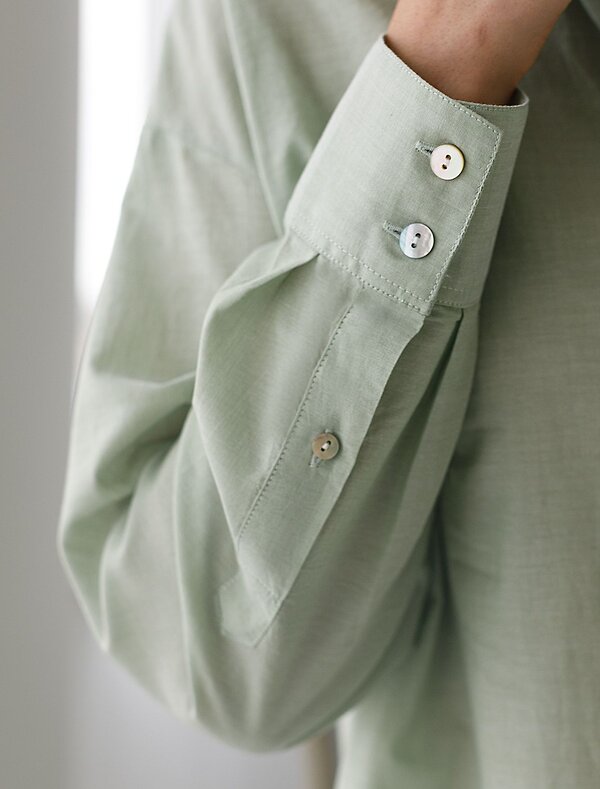 VILATTE Блузка 577456 D29.299 светло-оливковый