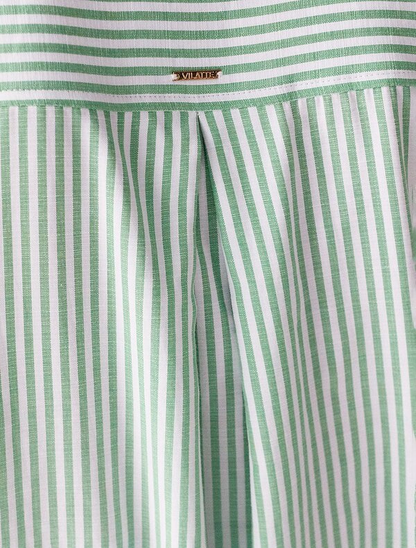 VILATTE Блузка 577458 D29.302 белый-фисташковый