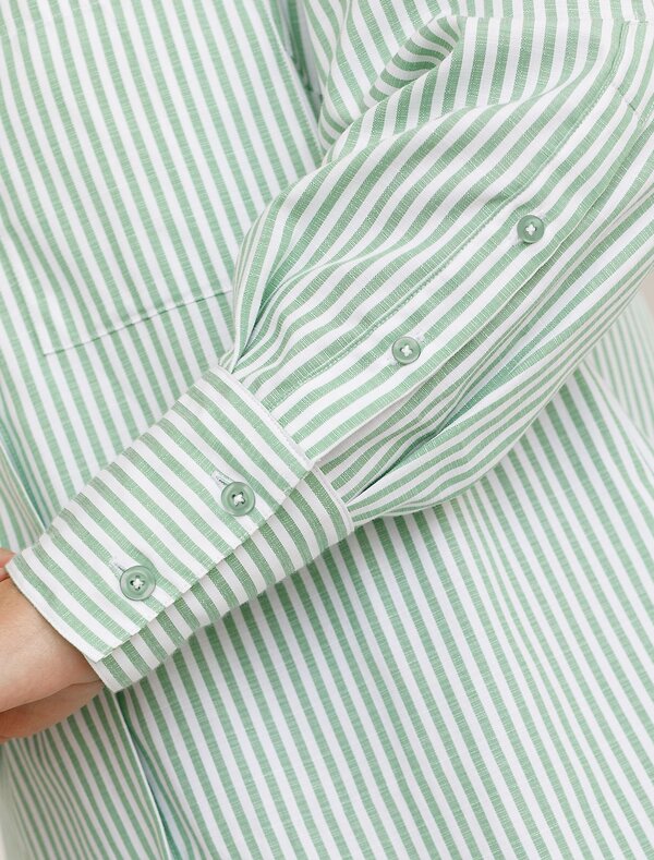 VILATTE Блузка 577458 D29.302 белый-фисташковый