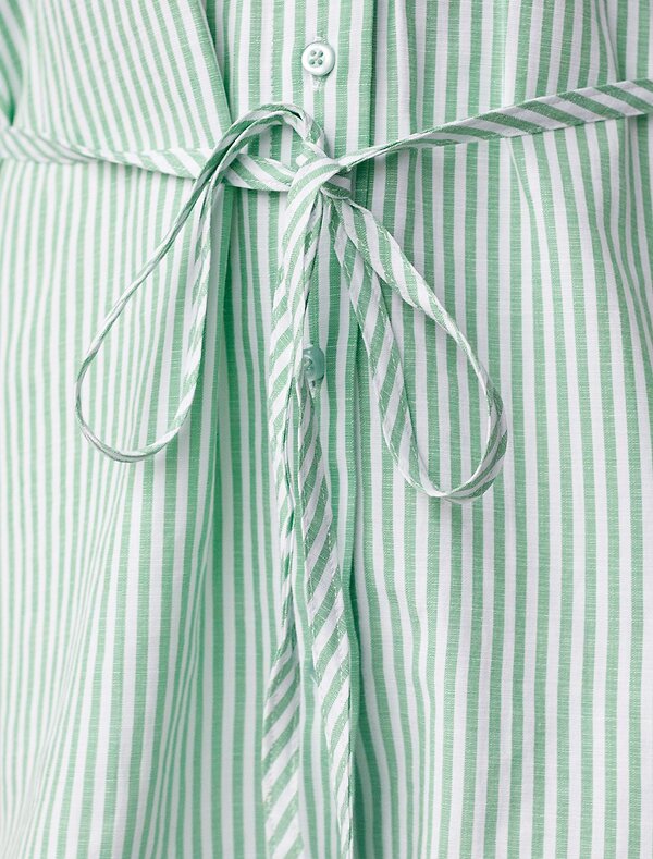 VILATTE Блузка 577458 D29.302 белый-фисташковый