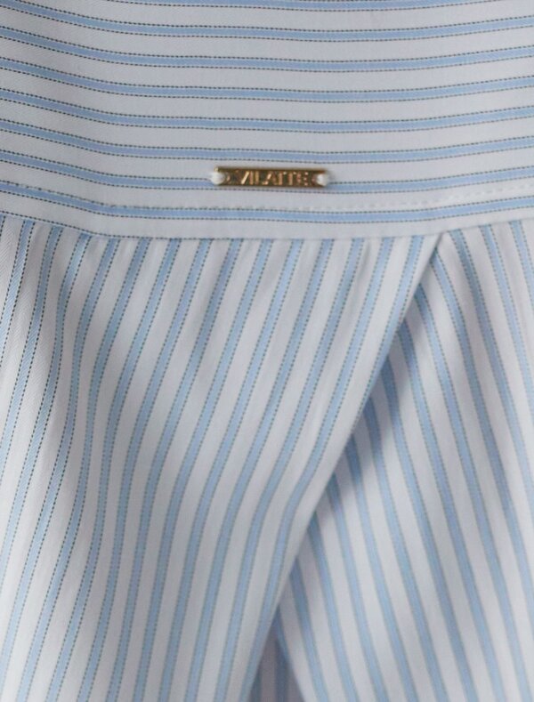 VILATTE Блузка 577461 D29.322 белый-голубой