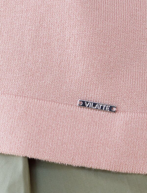 VILATTE Джемпер 577469 D39.403 пудровый