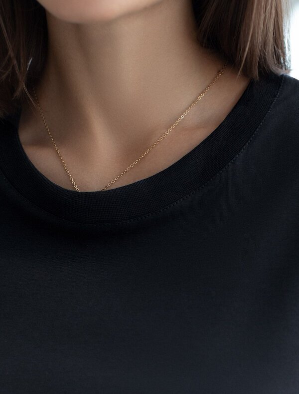 VILATTE Футболка 577470 D49.144 черный