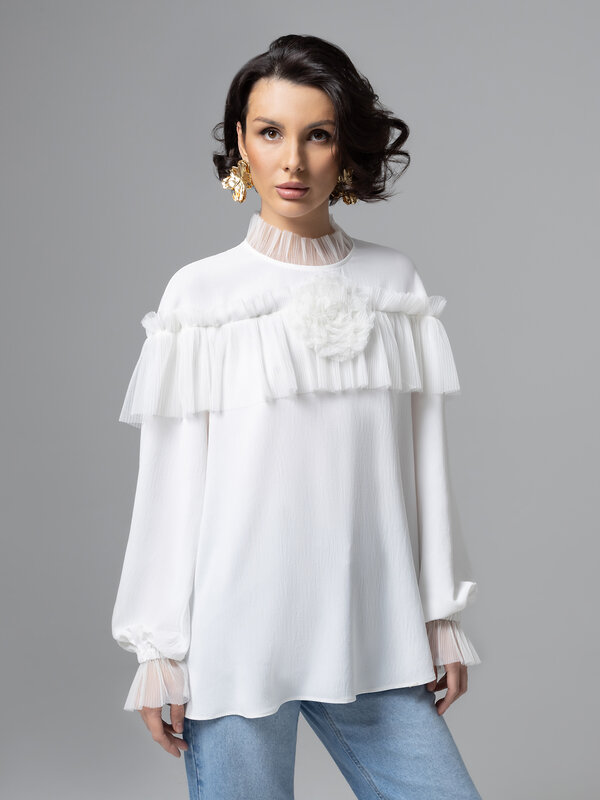 CHARUTTI Блуза 577542 12565 Белый