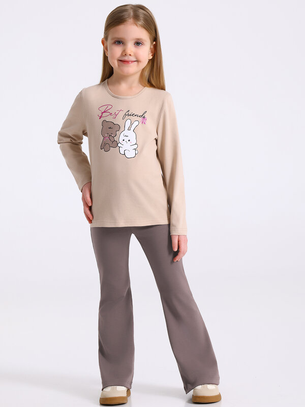 Апрель Комплект 577545 2ДЛБ5899804 бежевый+светло-коричневый