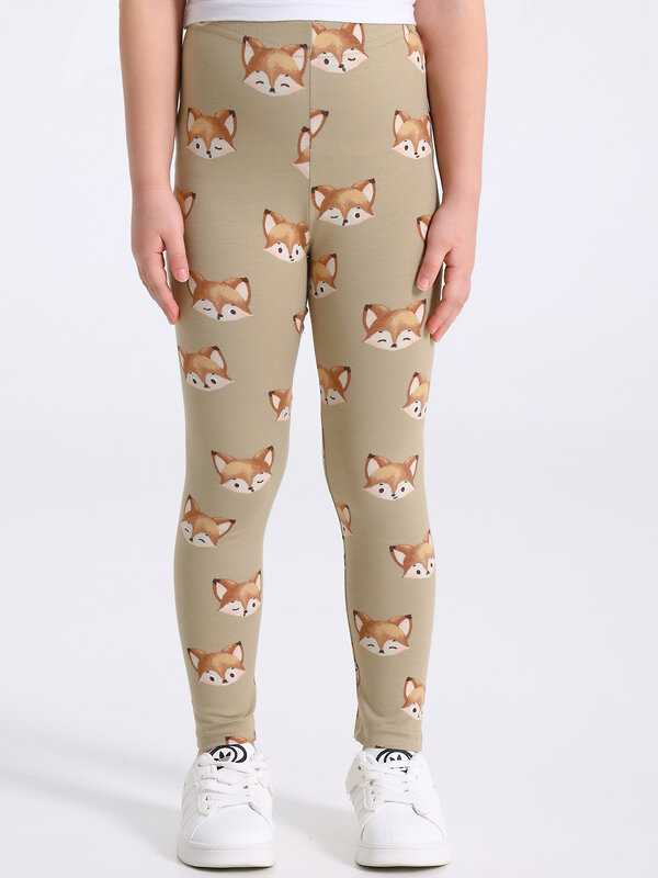 Апрель Лосины 577547 1ДРЛ4927804н лисички на темно-бежевом