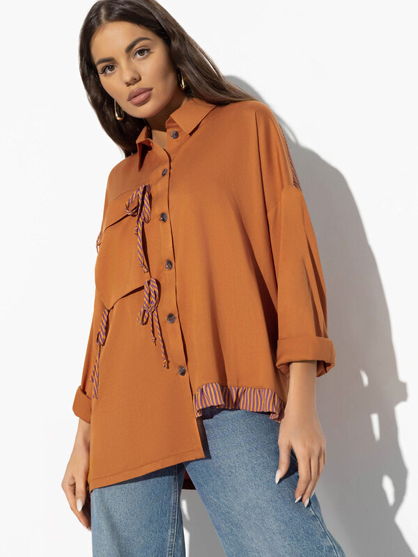 CHARUTTI Рубашка 577555 12475 Оранжевый