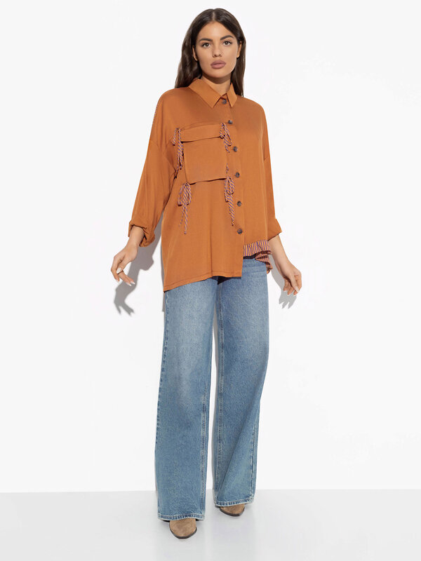 CHARUTTI Рубашка 577555 12475 Оранжевый