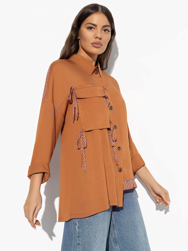 CHARUTTI Рубашка 577555 12475 Оранжевый