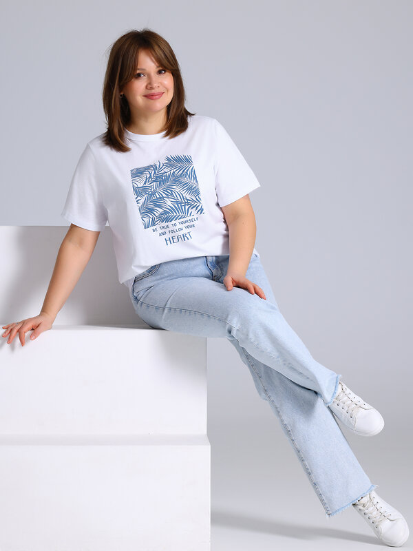 Апрель Футболка 577573 1ЖДФК3298001 белый