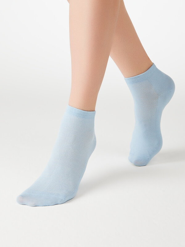 Minimi Носки 577614 MINI BAMBOO 2201 Blu Сhiaro (Голубой)