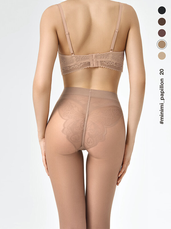 Minimi Колготки 577637 PAPILLON 20 Daino (Бежевый)
