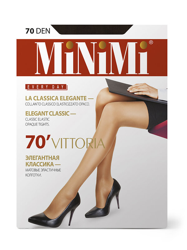 Minimi Колготки 577869 VITTORIA 70 (шортики) Nero (Черный)