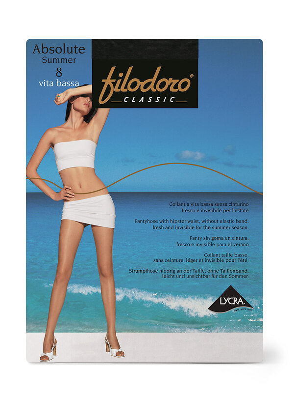 Filodoro Колготки 577893 ABSOLUTE SUMMER 8 Vita Bassa Playa (Бежевый)