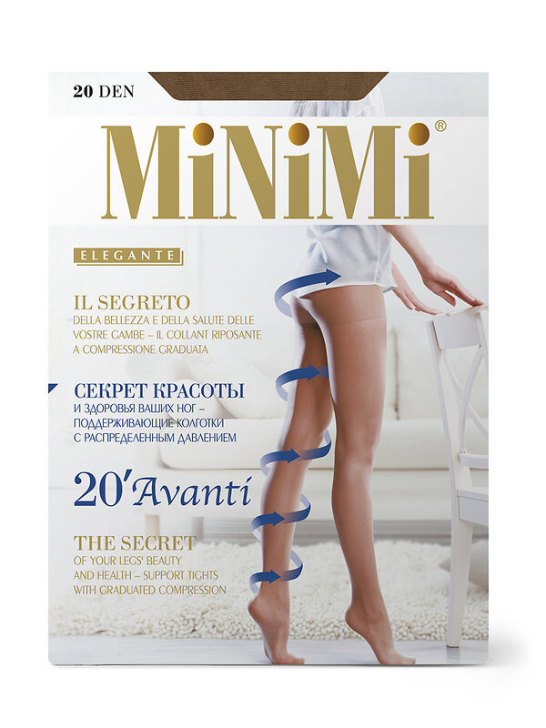 Minimi Колготки 577925 AVANTI 20 MAXI Daino (Бежевый)