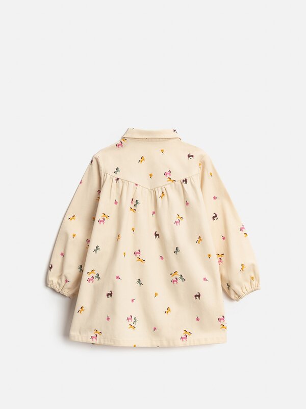 Acoola Платье 577992 20220200901 бежевый принт