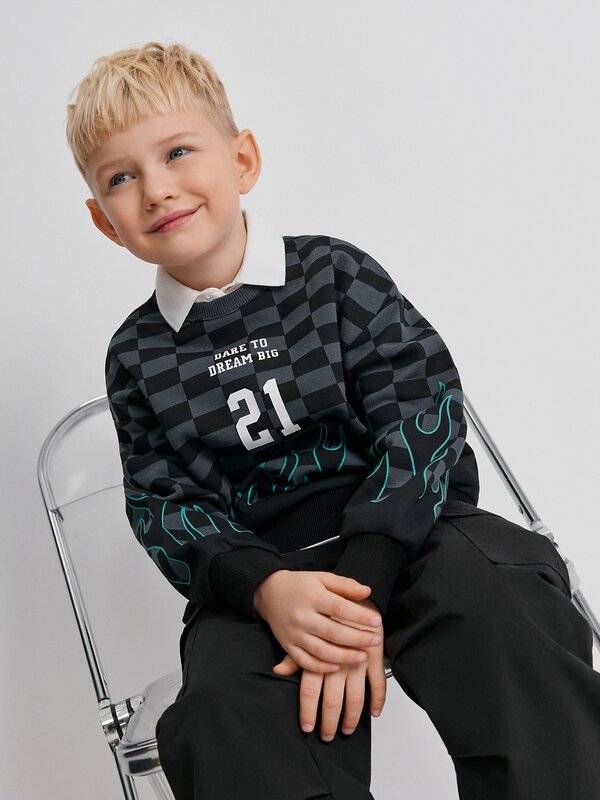 Acoola Джемпер 578002 20120170200 черный принт