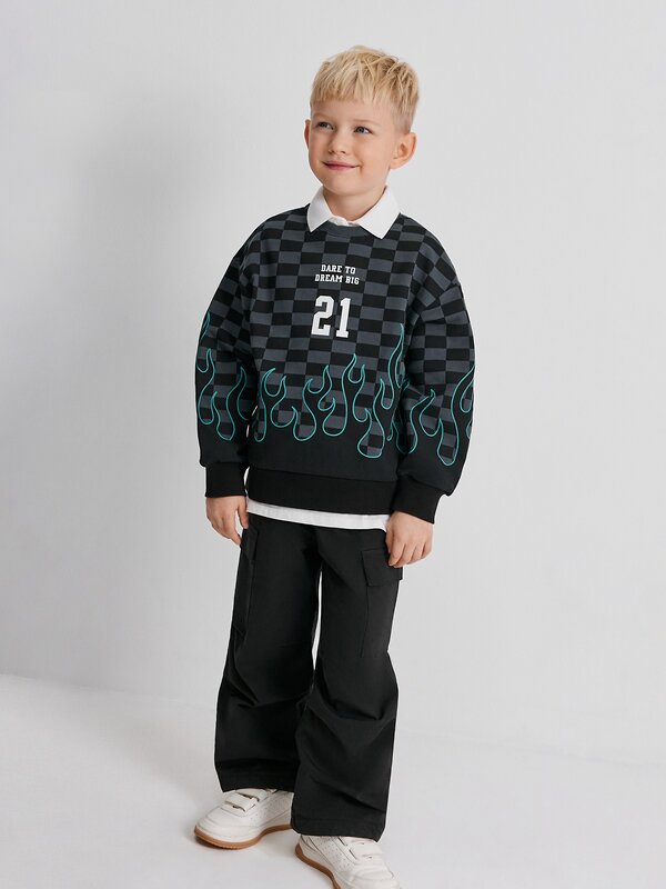 Acoola Джемпер 578002 20120170200 черный принт