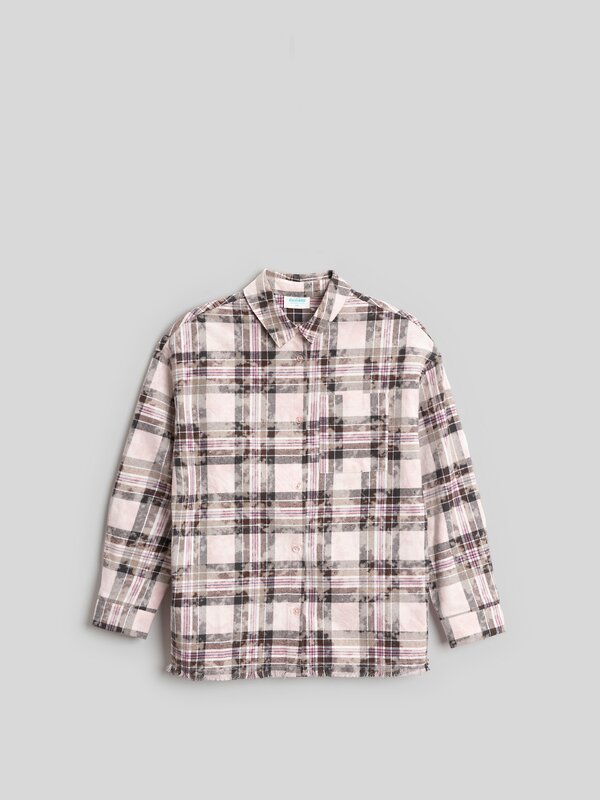 Acoola Блузка 578003 20210260148 розовая клетка