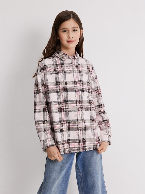 Acoola Блузка 578003 20210260148 розовая клетка