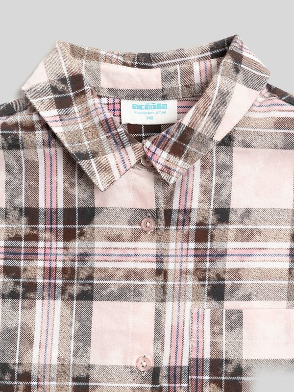 Acoola Блузка 578003 20210260148 розовая клетка