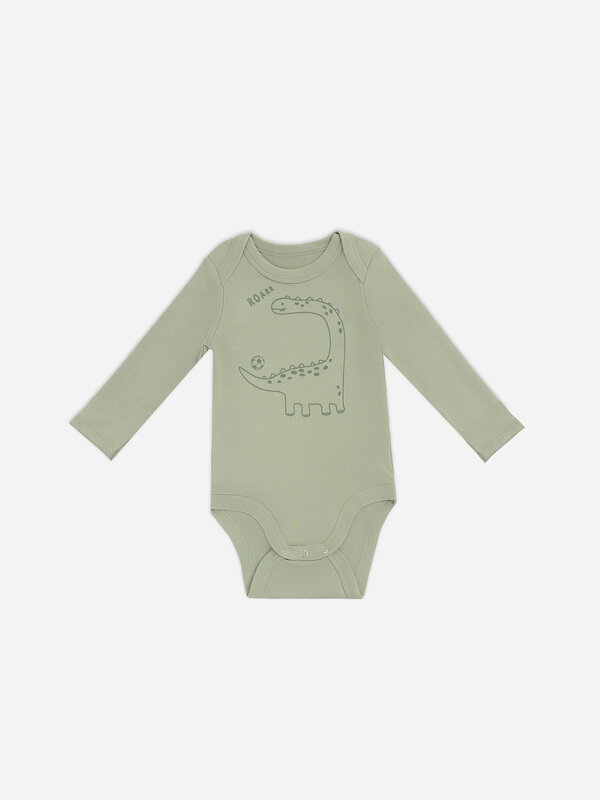 MARK FORMELLE Боди детское 578129 13016-2 оливковый +печать