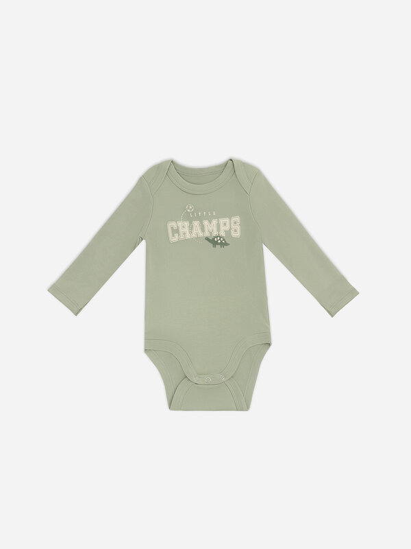 MARK FORMELLE Боди детское 578129 13016-2 оливковый +печать