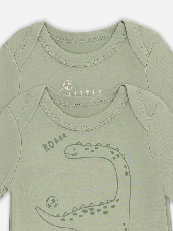 MARK FORMELLE Боди детское 578129 13016-2 оливковый +печать