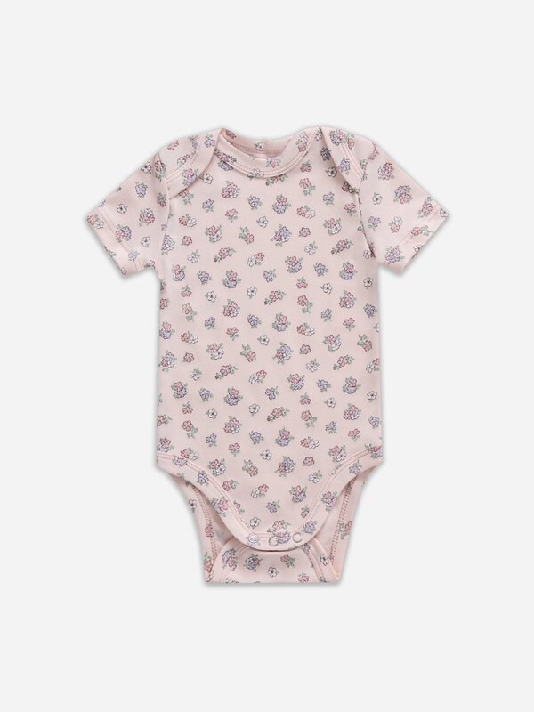 MARK FORMELLE Боди детское 578139 13015-3 котики с цветами на молочном +мята +цветочки на розовом