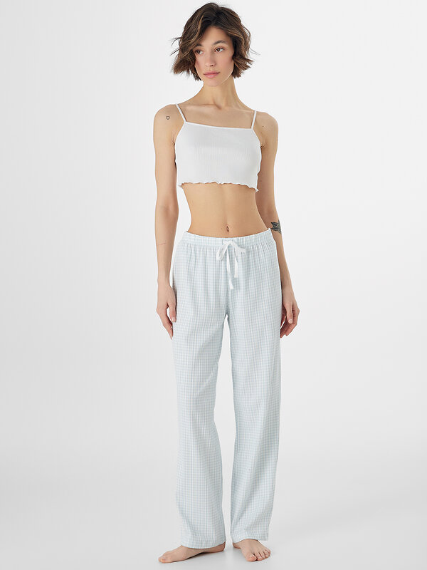 MARK FORMELLE Брюки 578149 532495 голубая клеточка