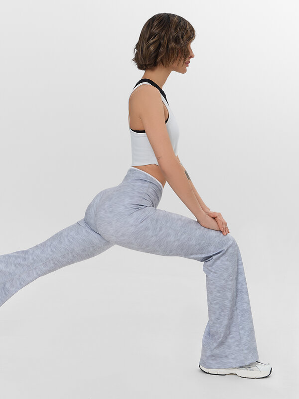 MARK FORMELLE Брюки 578154 342235 серый меланж +печать