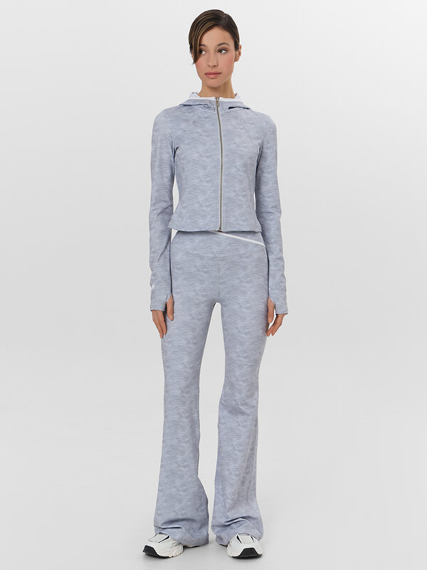 MARK FORMELLE Брюки 578154 342235 серый меланж +печать