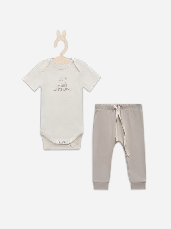 MARK FORMELLE Комплект 578210 89405 молочный +серо -коричневый +печать