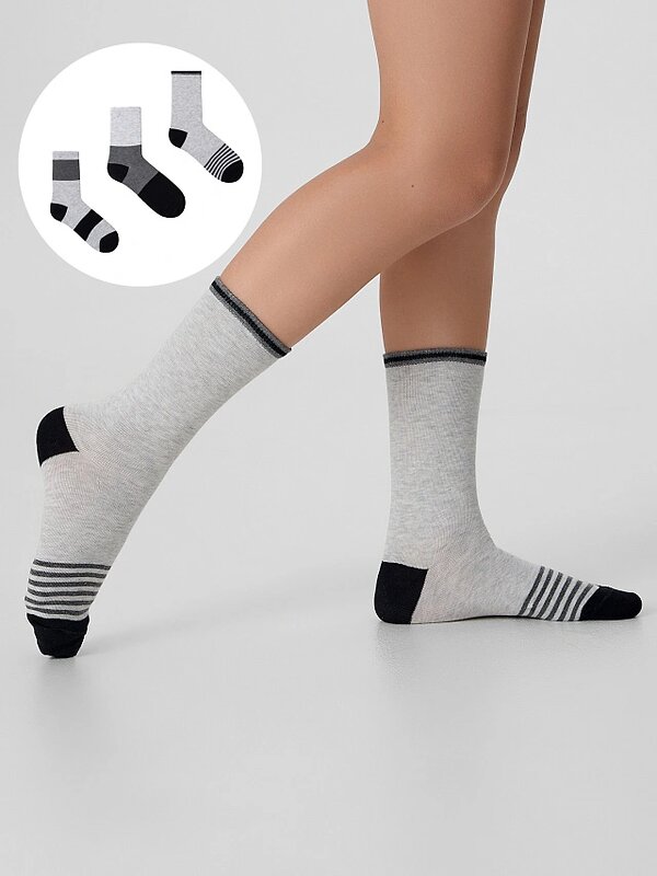 MARK FORMELLE Детские носки 578439 430A-3382 св.серый меланж-3/