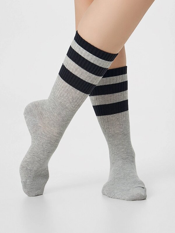 MARK FORMELLE Женские носки 578440 217K-3112 серый меланж