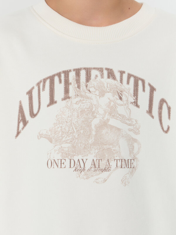 MARK FORMELLE Свитшот 578462 123495 св.молочный +печать