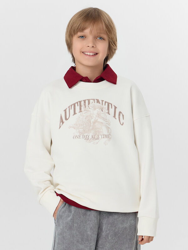 MARK FORMELLE Свитшот 578462 123495 св.молочный +печать