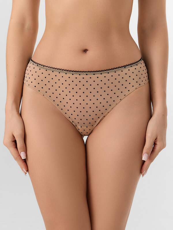 MARK FORMELLE Трусы 578475 412612 горошек на телесном