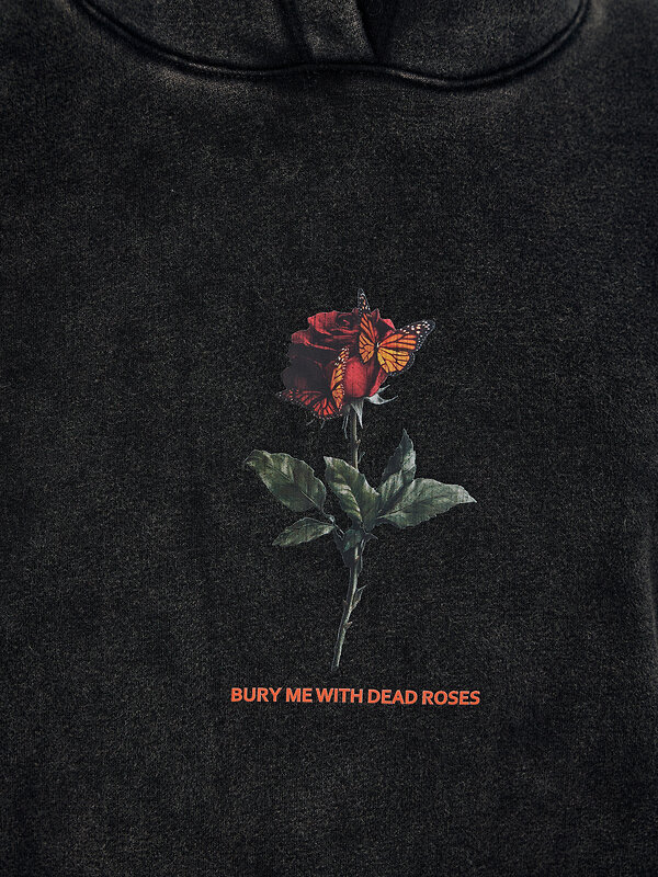 MARK FORMELLE Худи 578489 122775-2 ACID WASH черный +печать