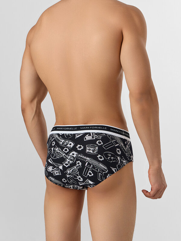 MARK FORMELLE Трусы 578500 411170 пистолеты и деньги на черном