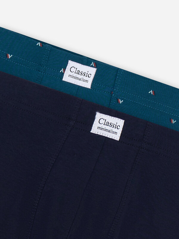 MARK FORMELLE Трусы 578503 411229-2 узор на сине -бирюзовом +гл.синий