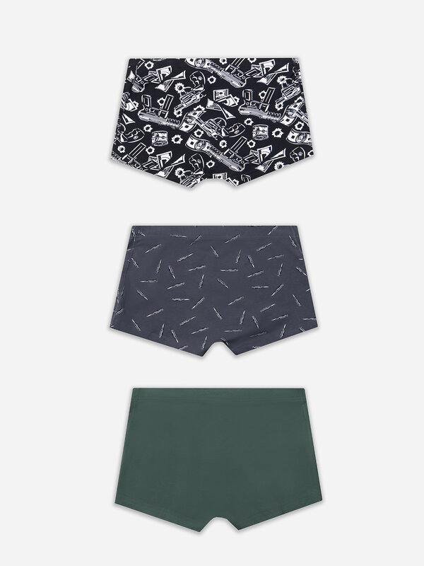 MARK FORMELLE Трусы 578506 411229-3 пистолеты и деньги на черном +хвойный лес +пули на графите