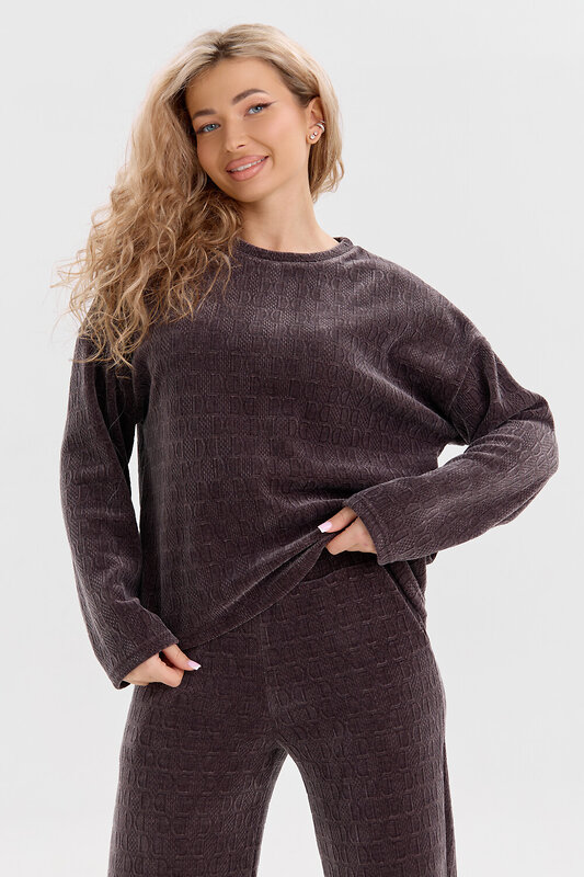 Натали Костюм 578512 37001 серо-коричневый