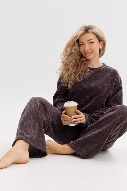 Натали Костюм 578512 37001 серо-коричневый