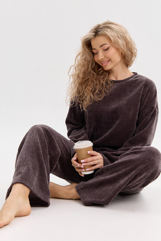 Натали Костюм 578512 37001 серо-коричневый