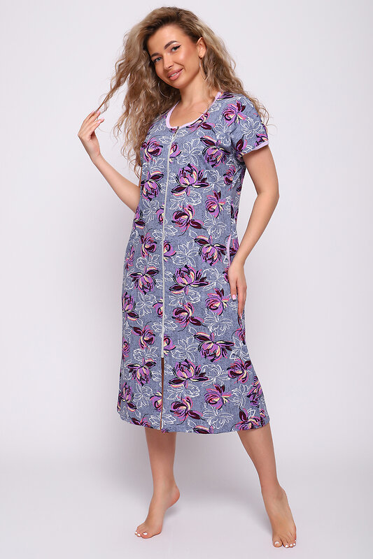 Натали Халат 578517 51194 фиолет