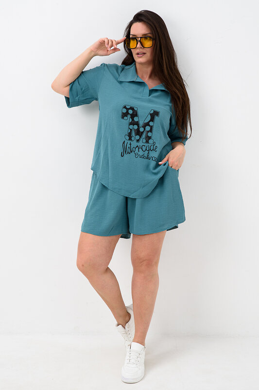 Натали Костюм 578519 52469 изумрудный