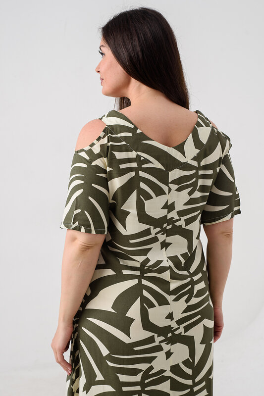 Натали Платье 578526 52682 болотный