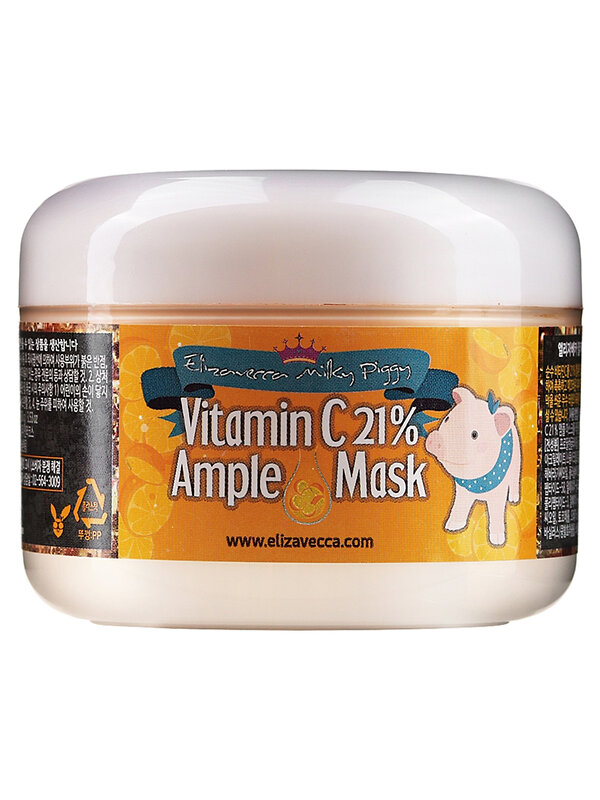 Elizavecca Маска с витамином C с тонизирующим эффектом для сияния лица / Vitamin C 21% Ample Mask, 100 мл 578544 14883 